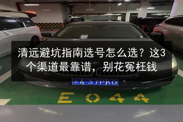 清远避坑指南选号怎么选?这3个渠道最靠谱,别花冤枉钱 第1张 清远避坑指南选号怎么选?这3个渠道最靠谱,别花冤枉钱 第1张