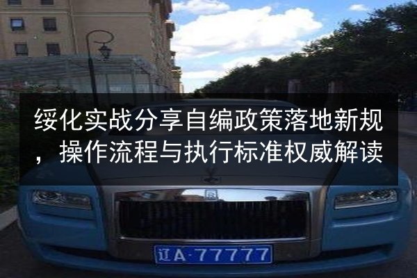 绥化实战分享自编政策落地新规，操作流程与执行标准权威解读 第2张