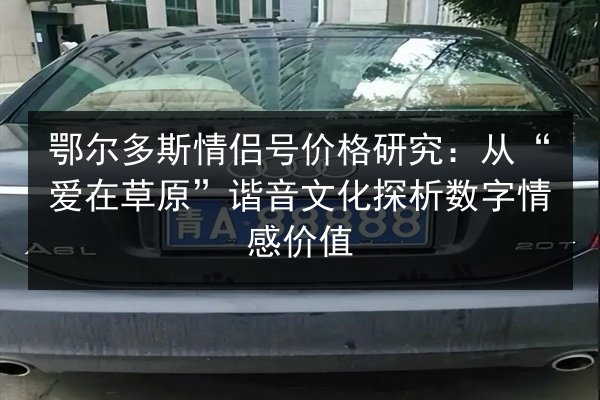 鄂尔多斯情侣号价格研究：从“爱在草原”谐音文化探析数字情感价值
