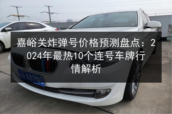 嘉峪关炸弹号价格预测盘点：2024年最热10个连号车牌行情解析