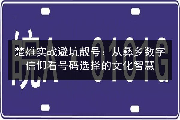 楚雄实战避坑靓号：从彝乡数字信仰看号码选择的文化智慧