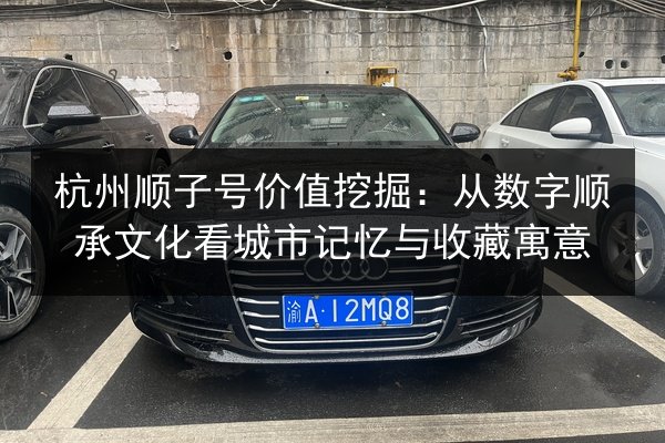 杭州顺子号价值挖掘:从数字顺承文化看城市记忆与收藏寓意 第3张 杭州顺子号价值挖掘:从数字顺承文化看城市记忆与收藏寓意 第3张