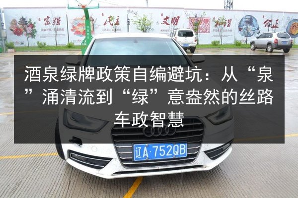 酒泉绿牌政策自编避坑:从“泉”涌清流到“绿”意盎然的丝路车政智慧 第3张 酒泉绿牌政策自编避坑:从“泉”涌清流到“绿”意盎然的丝路车政智慧 第3张