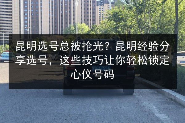 昆明选号总被抢光?昆明经验分享选号,这些技巧让你轻松锁定心仪号码 第3张 昆明选号总被抢光?昆明经验分享选号,这些技巧让你轻松锁定心仪号码 第3张