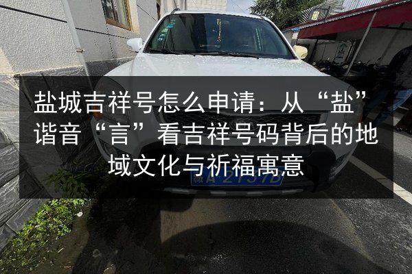盐城吉祥号怎么申请:从“盐”谐音“言”看吉祥号码背后的地域文化与祈福寓意 第2张 盐城吉祥号怎么申请:从“盐”谐音“言”看吉祥号码背后的地域文化与祈福寓意 第2张