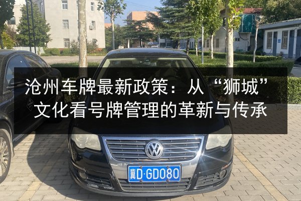 沧州车牌最新政策：从“狮城”文化看号牌管理的革新与传承