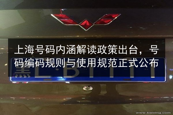 上海号码内涵解读政策出台,号码编码规则与使用规范正式公布 第2张 上海号码内涵解读政策出台,号码编码规则与使用规范正式公布 第2张