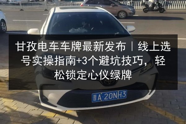 甘孜电车车牌最新发布｜线上选号实操指南+3个避坑技巧，轻松锁定心仪绿牌 第2张