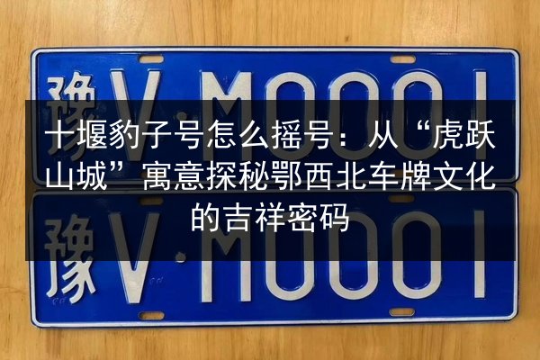 十堰豹子号怎么摇号:从“虎跃山城”寓意探秘鄂西北车牌文化的吉祥密码 第2张 十堰豹子号怎么摇号:从“虎跃山城”寓意探秘鄂西北车牌文化的吉祥密码 第2张