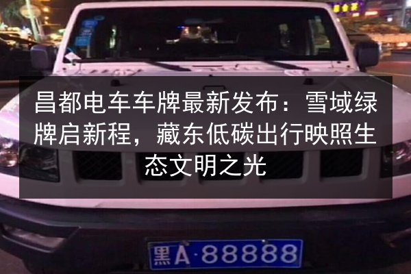 昌都电车车牌最新发布:雪域绿牌启新程,藏东低碳出行映照生态文明之光 第2张 昌都电车车牌最新发布:雪域绿牌启新程,藏东低碳出行映照生态文明之光 第2张