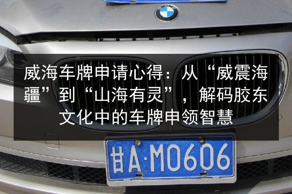 威海车牌申请心得：从“威震海疆”到“山海有灵”，解码胶东文化中的车牌申领智慧 第3张