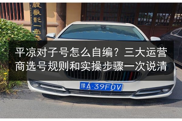 平凉对子号怎么自编?三大运营商选号规则和实操步骤一次说清 第2张 平凉对子号怎么自编?三大运营商选号规则和实操步骤一次说清 第2张