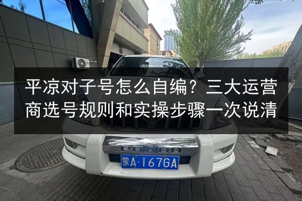 平凉对子号怎么自编?三大运营商选号规则和实操步骤一次说清 第3张 平凉对子号怎么自编?三大运营商选号规则和实操步骤一次说清 第3张