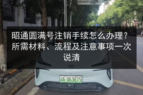 昭通圆满号注销手续怎么办理？所需材料、流程及注意事项一次说清 第2张