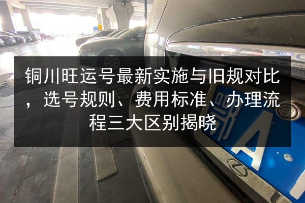铜川旺运号最新实施与旧规对比，选号规则、费用标准、办理流程三大区别揭晓