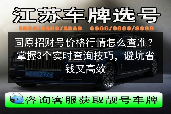 固原招财号价格行情怎么查准？掌握3个实时查询技巧，避坑省钱又高效 第2张