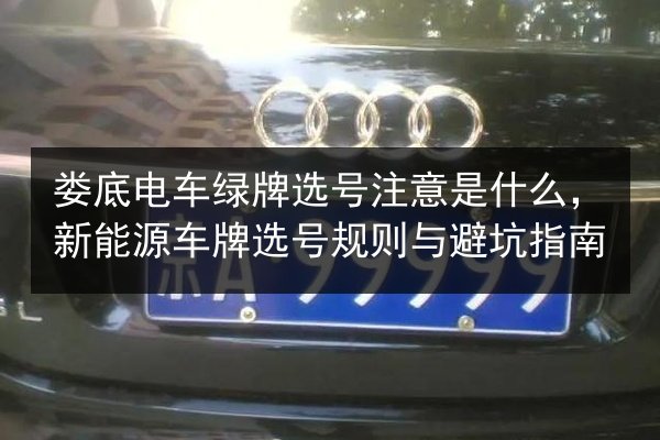 娄底电车绿牌选号注意是什么，新能源车牌选号规则与避坑指南 第2张