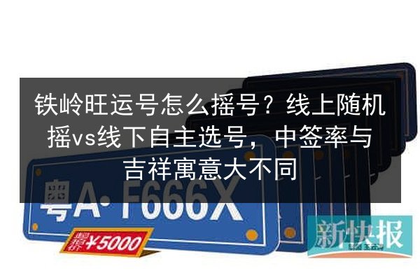 铁岭旺运号怎么摇号?线上随机摇vs线下自主选号,中签率与吉祥寓意大不同 第3张 铁岭旺运号怎么摇号?线上随机摇vs线下自主选号,中签率与吉祥寓意大不同 第3张
