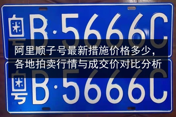 阿里顺子号最新措施价格多少,各地拍卖行情与成交价对比分析 第2张 阿里顺子号最新措施价格多少,各地拍卖行情与成交价对比分析 第2张