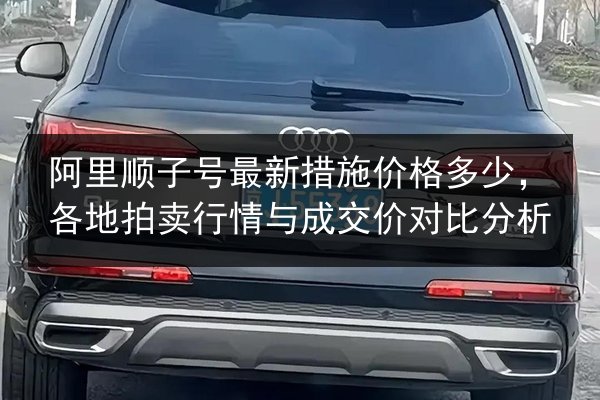 阿里顺子号最新措施价格多少,各地拍卖行情与成交价对比分析 第3张 阿里顺子号最新措施价格多少,各地拍卖行情与成交价对比分析 第3张