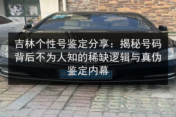 吉林个性号鉴定分享:揭秘号码背后不为人知的稀缺逻辑与真伪鉴定内幕 第3张 吉林个性号鉴定分享:揭秘号码背后不为人知的稀缺逻辑与真伪鉴定内幕 第3张
