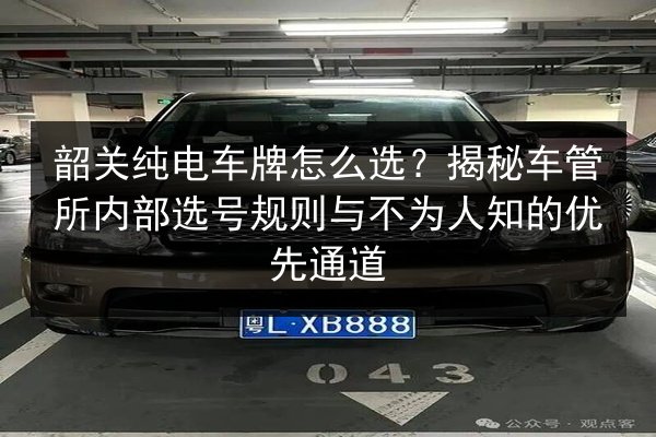 韶关纯电车牌怎么选？揭秘车管所内部选号规则与不为人知的优先通道