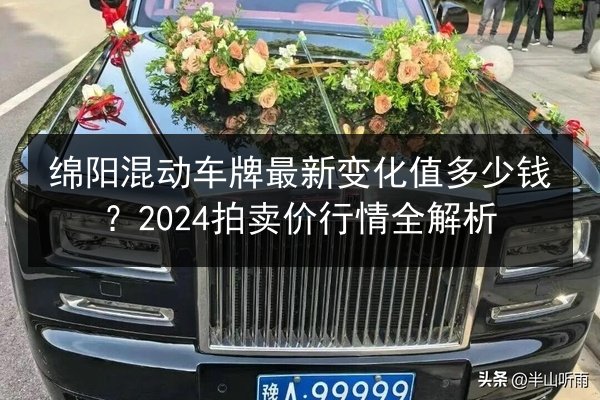 绵阳混动车牌最新变化值多少钱?2024拍卖价行情全解析 第2张 绵阳混动车牌最新变化值多少钱?2024拍卖价行情全解析 第2张