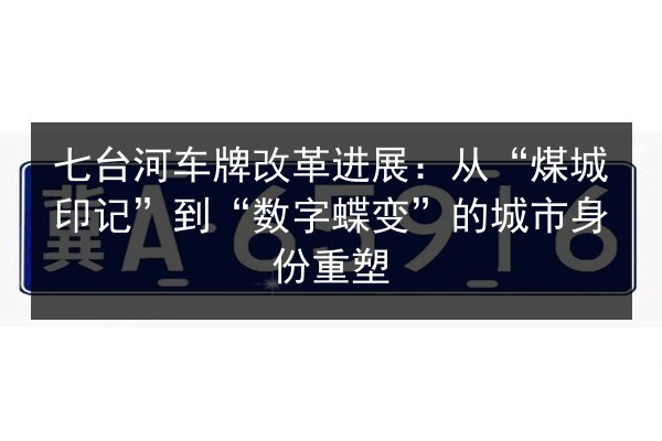 七台河车牌改革进展：从“煤城印记”到“数字蝶变”的城市身份重塑
