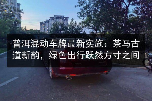 普洱混动车牌最新实施:茶马古道新韵,绿色出行跃然方寸之间 第3张 普洱混动车牌最新实施:茶马古道新韵,绿色出行跃然方寸之间 第3张
