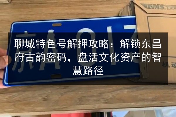 聊城特色号解押攻略:解锁东昌府古韵密码,盘活文化资产的智慧路径 第2张 聊城特色号解押攻略:解锁东昌府古韵密码,盘活文化资产的智慧路径 第2张