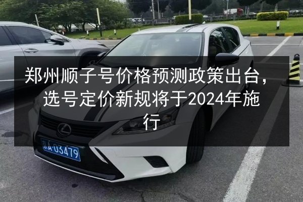 郑州顺子号价格预测政策出台,选号定价新规将于2024年施行 第3张 郑州顺子号价格预测政策出台,选号定价新规将于2024年施行 第3张
