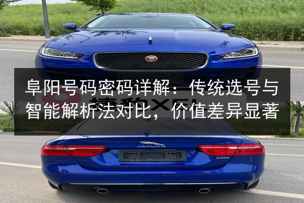 阜阳号码密码详解：传统选号与智能解析法对比，价值差异显著