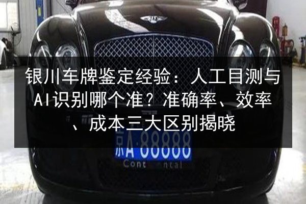 银川车牌鉴定经验:人工目测与AI识别哪个准?准确率、效率、成本三大区别揭晓 第2张 银川车牌鉴定经验:人工目测与AI识别哪个准?准确率、效率、成本三大区别揭晓 第2张