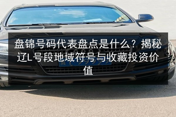 盘锦号码代表盘点是什么?揭秘辽L号段地域符号与收藏投资价值 第1张 盘锦号码代表盘点是什么?揭秘辽L号段地域符号与收藏投资价值 第1张