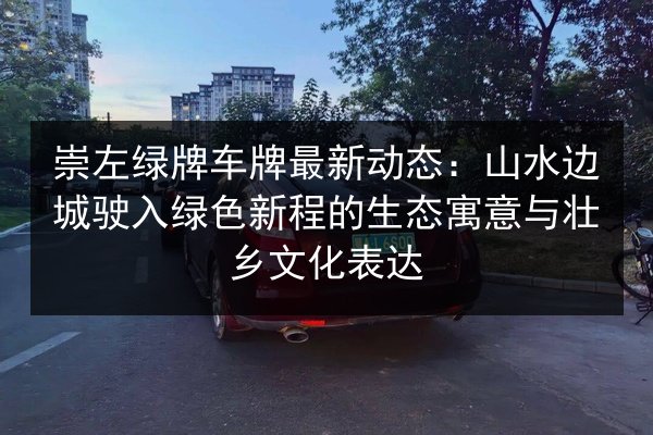 崇左绿牌车牌最新动态：山水边城驶入绿色新程的生态寓意与壮乡文化表达 第2张
