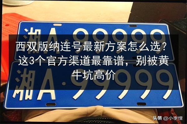 西双版纳连号最新方案怎么选?这3个官方渠道最靠谱,别被黄牛坑高价 第2张 西双版纳连号最新方案怎么选?这3个官方渠道最靠谱,别被黄牛坑高价 第2张