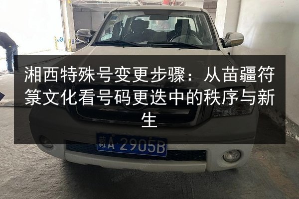 湘西特殊号变更步骤：从苗疆符箓文化看号码更迭中的秩序与新生