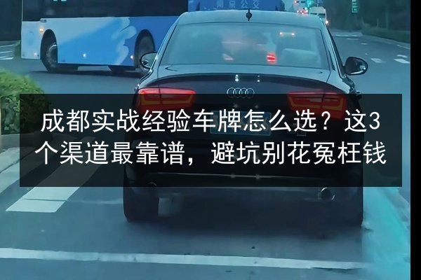 成都实战经验车牌怎么选？这3个渠道最靠谱，避坑别花冤枉钱 第2张