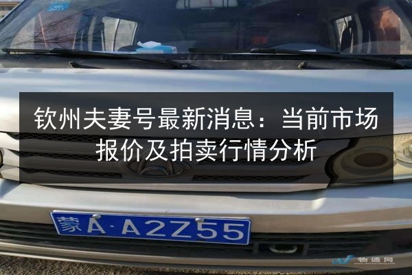 钦州夫妻号最新消息:当前市场报价及拍卖行情分析 第2张 钦州夫妻号最新消息:当前市场报价及拍卖行情分析 第2张