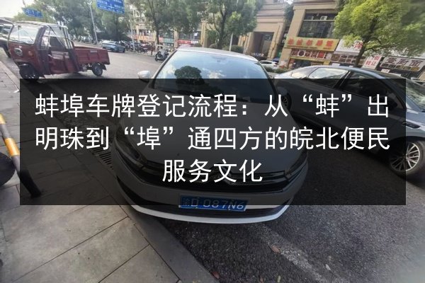 蚌埠车牌登记流程：从“蚌”出明珠到“埠”通四方的皖北便民服务文化 第3张