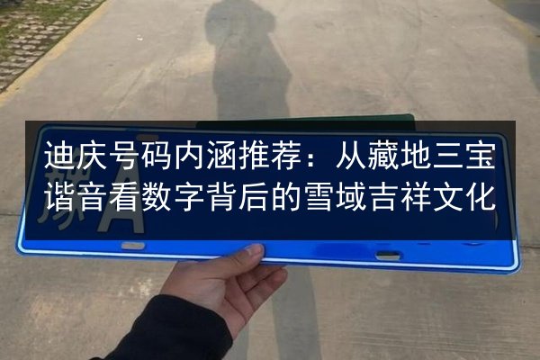 迪庆号码内涵推荐:从藏地三宝谐音看数字背后的雪域吉祥文化 第2张 迪庆号码内涵推荐:从藏地三宝谐音看数字背后的雪域吉祥文化 第2张