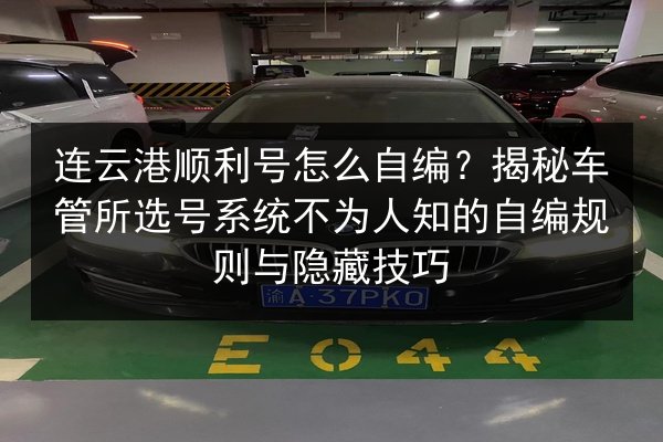 连云港顺利号怎么自编?揭秘车管所选号系统不为人知的自编规则与隐藏技巧 第2张 连云港顺利号怎么自编?揭秘车管所选号系统不为人知的自编规则与隐藏技巧 第2张