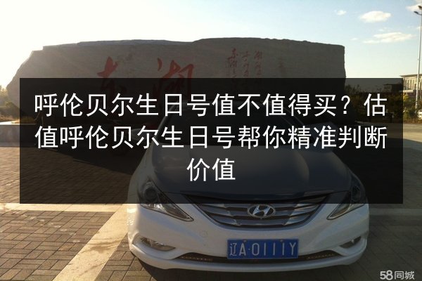 呼伦贝尔生日号值不值得买？估值呼伦贝尔生日号帮你精准判断价值