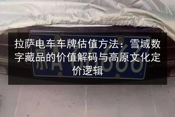 拉萨电车车牌估值方法：雪域数字藏品的价值解码与高原文化定价逻辑