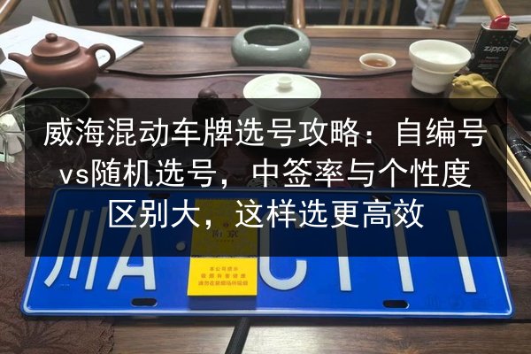 威海混动车牌选号攻略:自编号vs随机选号,中签率与个性度区别大,这样选更高效 第3张 威海混动车牌选号攻略:自编号vs随机选号,中签率与个性度区别大,这样选更高效 第3张