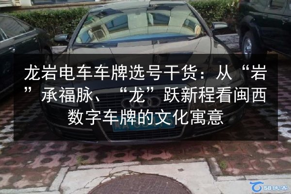 龙岩电车车牌选号干货：从“岩”承福脉、“龙”跃新程看闽西数字车牌的文化寓意