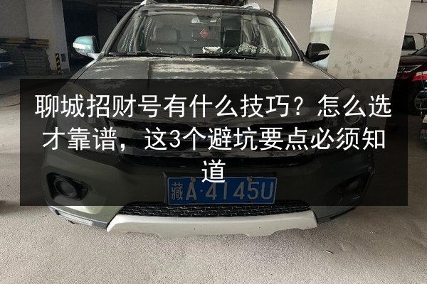 聊城招财号有什么技巧?怎么选才靠谱,这3个避坑要点必须知道 第2张 聊城招财号有什么技巧?怎么选才靠谱,这3个避坑要点必须知道 第2张