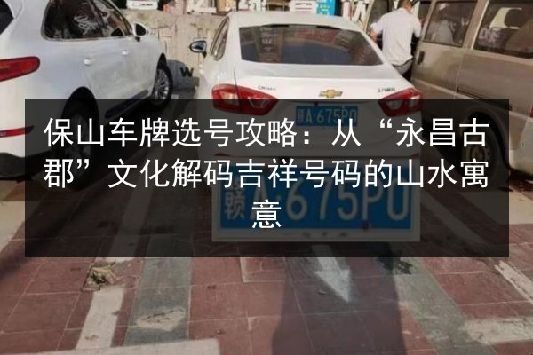 保山车牌选号攻略：从“永昌古郡”文化解码吉祥号码的山水寓意