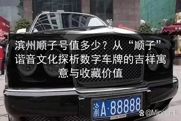 滨州顺子号值多少？从“顺子”谐音文化探析数字车牌的吉祥寓意与收藏价值