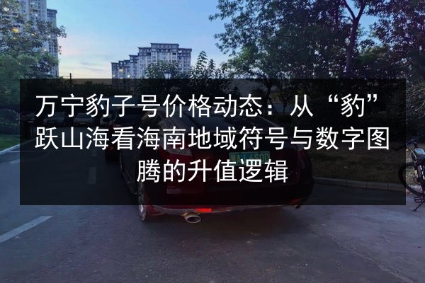 万宁豹子号价格动态:从“豹”跃山海看海南地域符号与数字图腾的升值逻辑 第3张 万宁豹子号价格动态:从“豹”跃山海看海南地域符号与数字图腾的升值逻辑 第3张